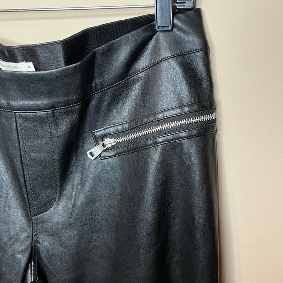 NWOT Avec Les Filles Faux Black Leather Pants - Picture 3 of 6